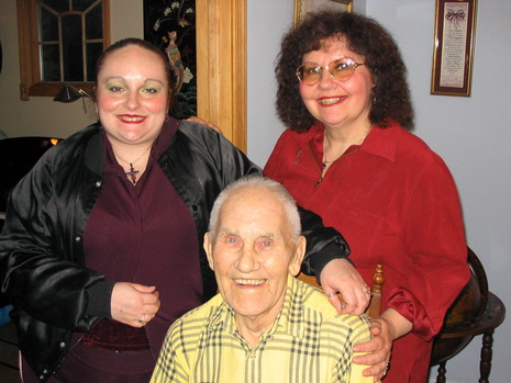 Laura, Grandpa and Mon