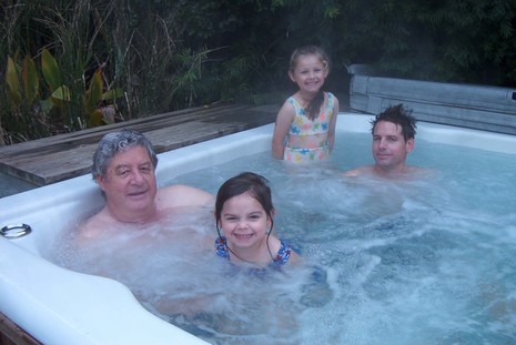 in hot water with 2 grandkids